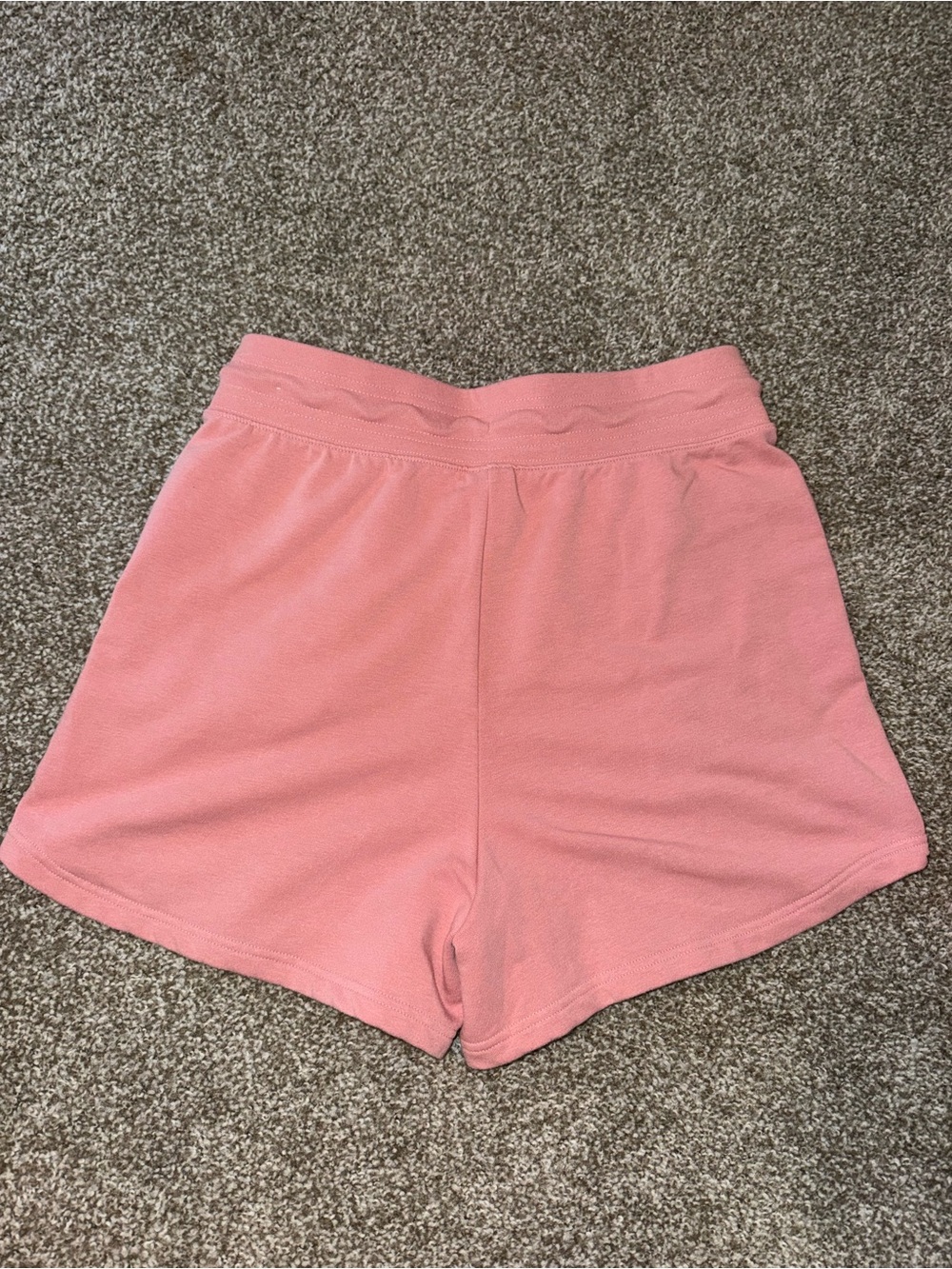 Nike Women's Rose Pink Athletic Shorts with Drawstring, Size Large - Picture 3 of 3